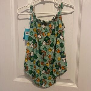 Posh Peanut St Patrick’s Day Bubble Romper
